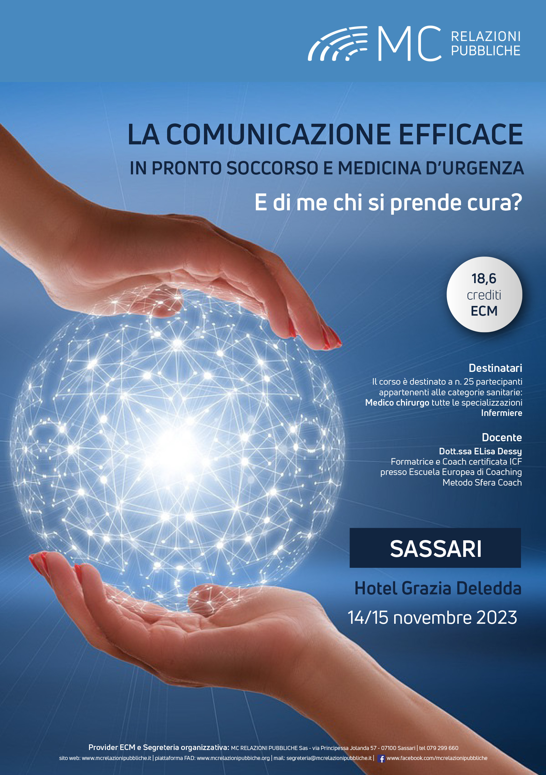 La comunicazione efficace in Pronto Soccorso e Medicina d'Urgenza - 14/15 novembre 2023