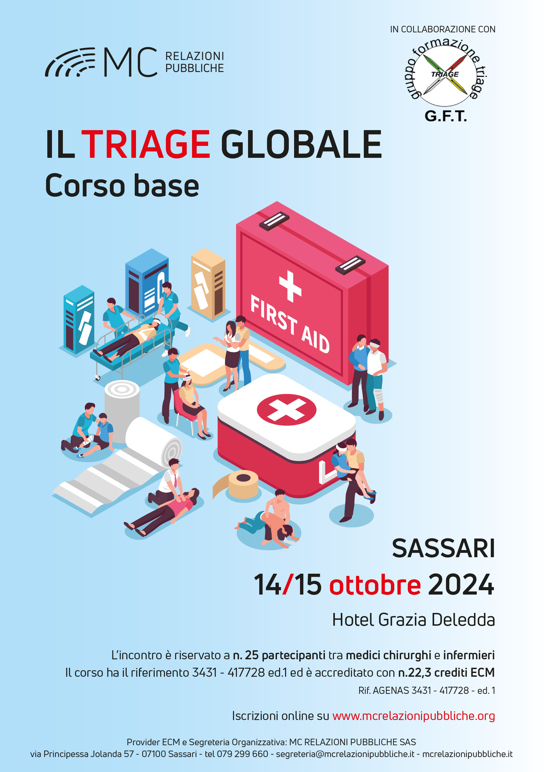 IL TRIAGE GLOBALE - Corso base - 14/15 ottobre 2024
