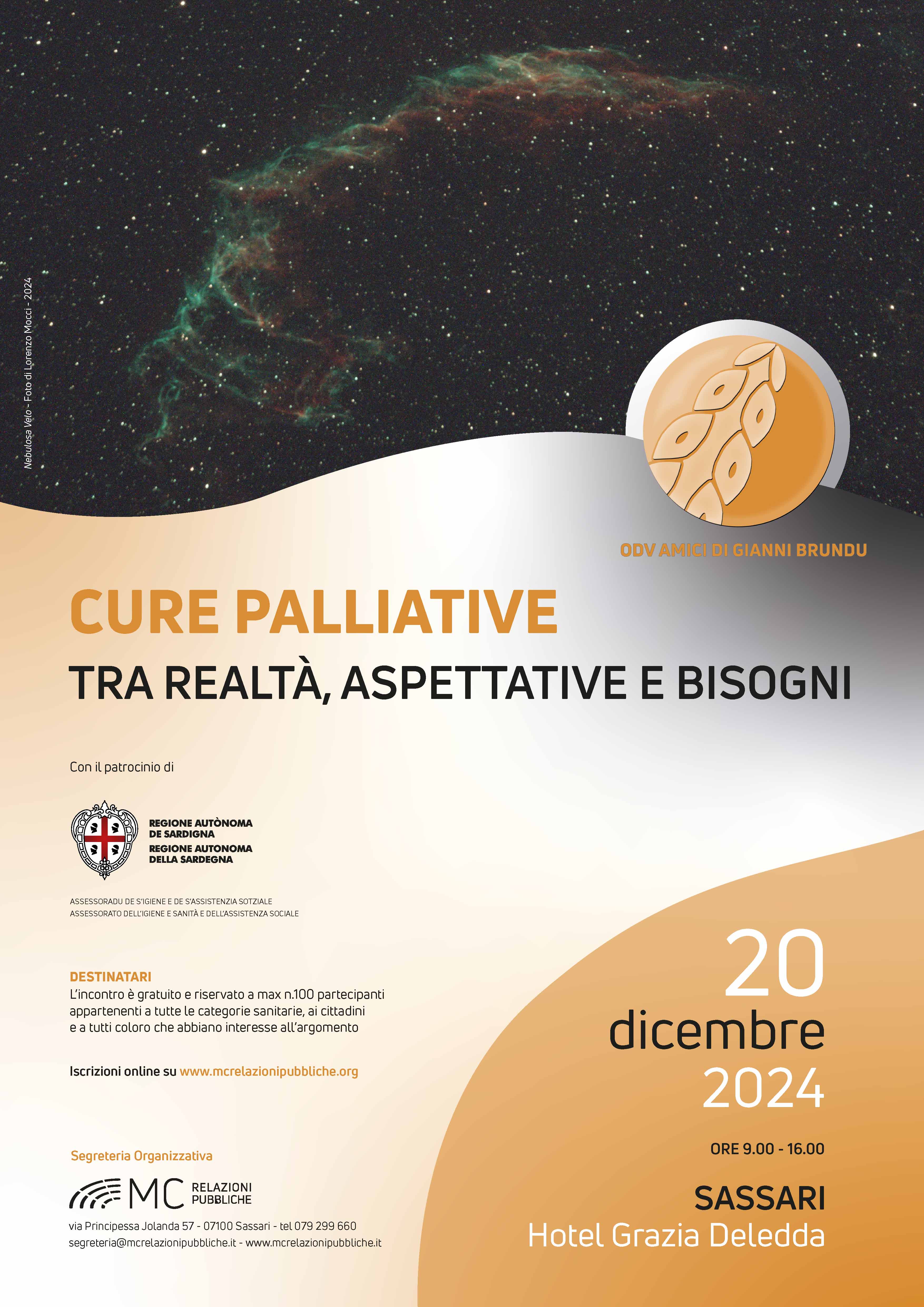 CURE PALLIATIVE TRA REALTÀ, ASPETTATIVE E BISOGNI - 20 dicembre 2024