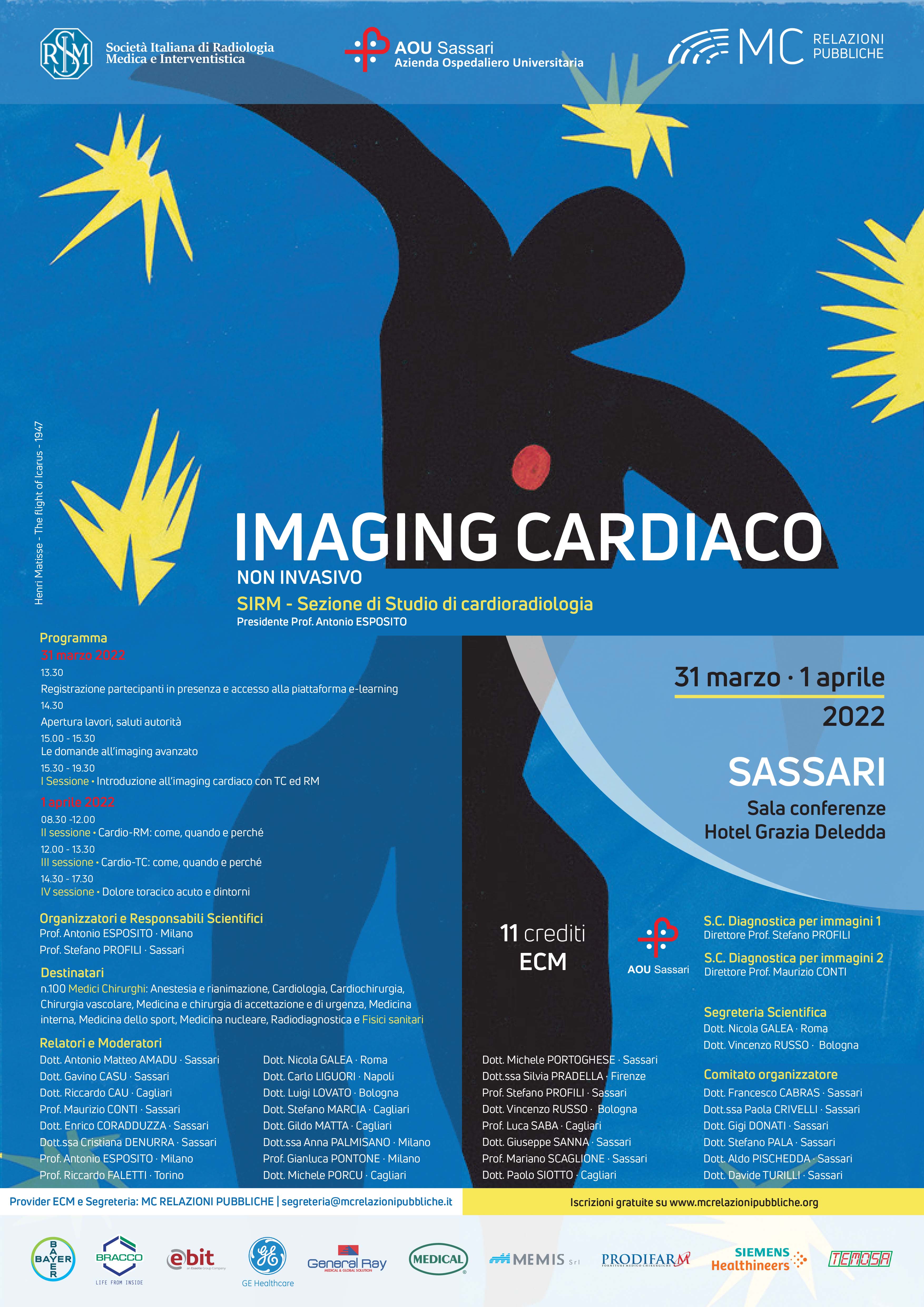 Imaging cardiaco non invasivo -  31 marzo/1 aprile 2022